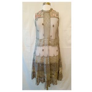 4 Love And Liberty Johnny Was Embroidered Dress S